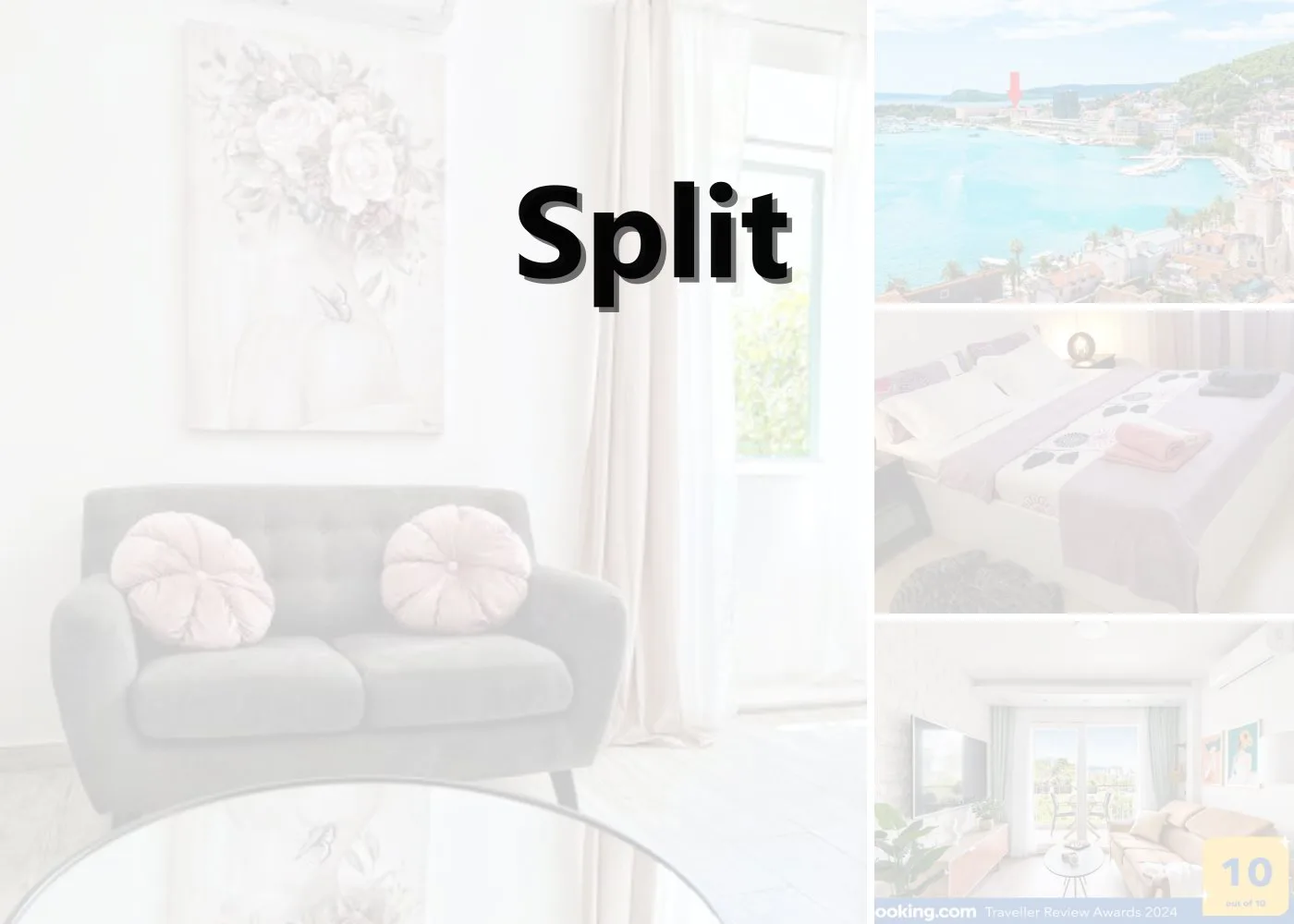 Split pod palmami: kde bydlet u starého města, pláží i promenády