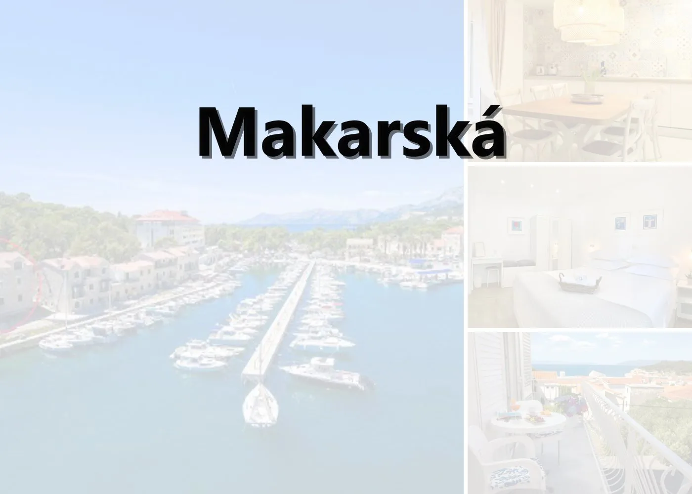 Makarská pod Biokovem: pláže, promenáda a tipy, kde se nejlépe ubytovat