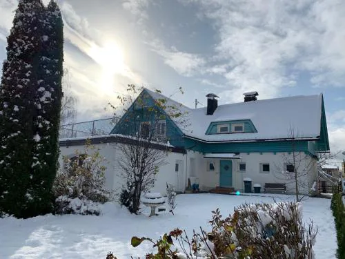 Blaues Haus Ferienwohnung Bodensdorf Ossiacher See Gerlitzen Alpe