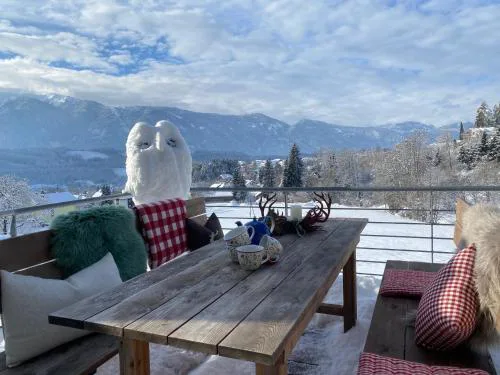 EulenHorst Ruhiges Ferienhaus am Millstätter See mit Sonnenterasse & Bergblick - Seeboden