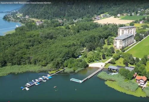 VERONIKA Haus KMB Seeappartement am Ossiacher See mit direktem Seezugang und Hallenbad