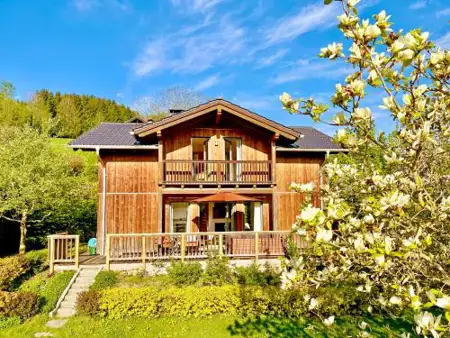 Chalet Attersee - ganzes Ferienhaus, Seeblick, Kamin, Sauna