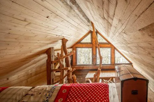 Romantische Hütte