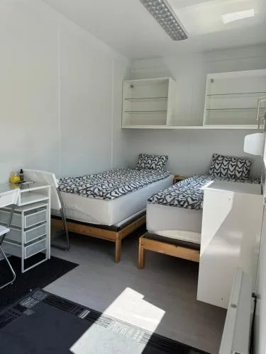 Möbilierter Wohncontainer für bis zu 2 Personen in der Gemeinde Rutzenham