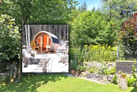 Ferienhaus Lechner am Waldrand mit Sauna, Bergblick und Naturgarten"