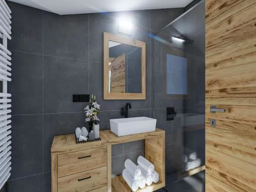 Bergzeit flat Saalbach directly on the ski piste