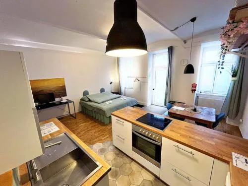 2-bedroom apartment with small courtyard - city center