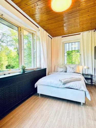 Affordable Rooms in a Villa with Garden near Danube