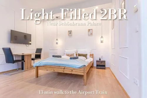 Beautiful 2BR Apt, Near Meidling Station