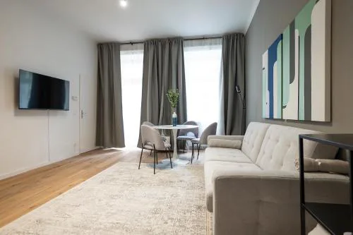 Bright & Airy Apartment with Balcony near City Center