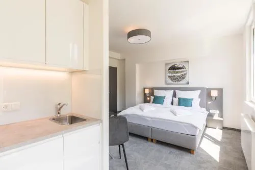Cube Apartments by Wiener Stadthalle & U3 Metro