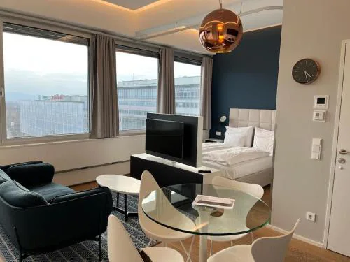 Enjoyment suite with distant views and top furnishings