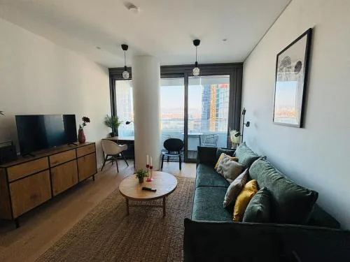 Modern apartment overlooking the skyline & Danube