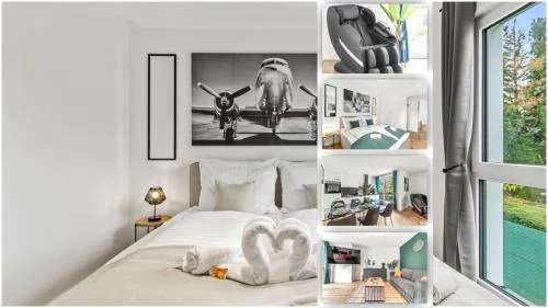 NobleNest Deluxe - Massage - Kaffee - Arbeitsplatz