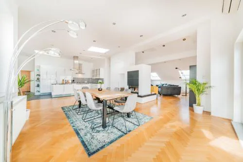 Penthouse apartment - Sauna - Terrasse - Kamin - AC