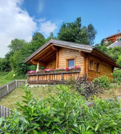 Das Paradieschen Edlitz - stilvolles Blockhaus mit Kamin