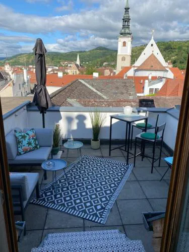 Terrassen Appartement über den Dächern von Krems