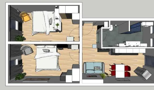 Studio Brunhilde - Messe Graz - 59 m²