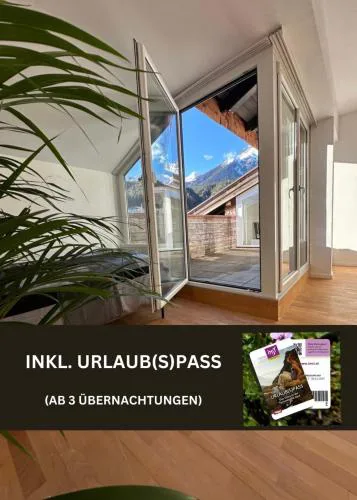 Geräumiges sonniges Apartment mit Bergblick