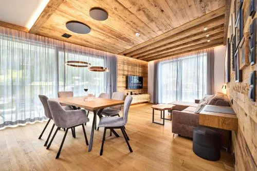 Das luxuriöse Chalet-Apartment in der Residenz Silvretta