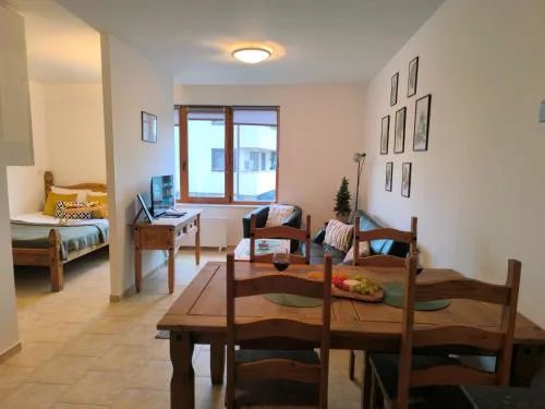 Pine`s Lodge - Cozy studio with free Bottle of Wine, private WiFi, free Parking