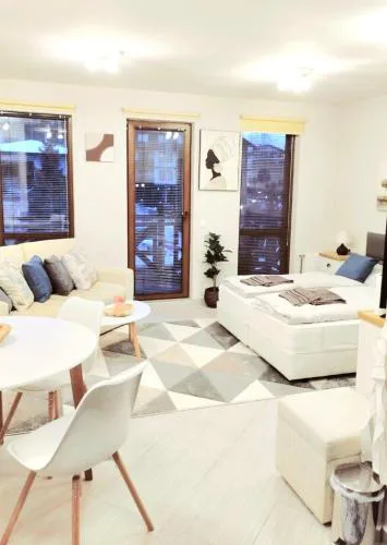 Spacious luxury studio with mountain view - SPA available