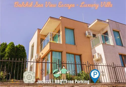 Balchik Sea View Escape 5BR Luxury with Hot Tub & Free Parking