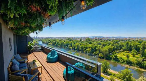 Luxury Apartment with Jacuzzi - River view & Underground Parking by Flat Mаnager