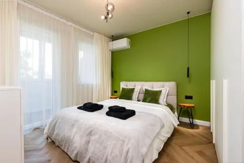Olive Green Designer Apartment