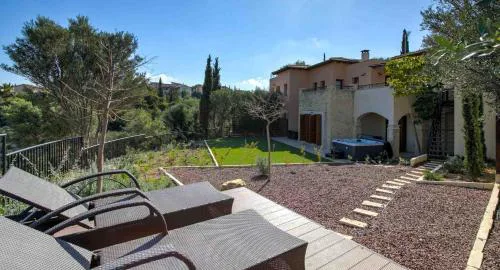 Beautiful, Modern villa IZ01 with Private Garden and Hot Tub on Aphrodite Hills