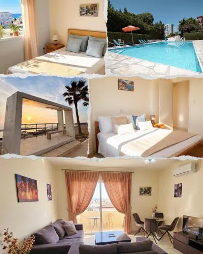 Gemütliches Balkon Apartment mit Pool ,Nahe Strand & Hafen