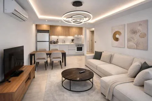 Modern Apartment with Jacuzzi & Pool in Mykonos Homes Resort