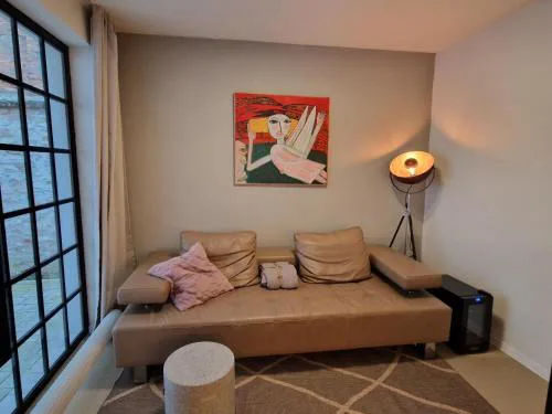 Art Nouveau apartment with garden in Pisek