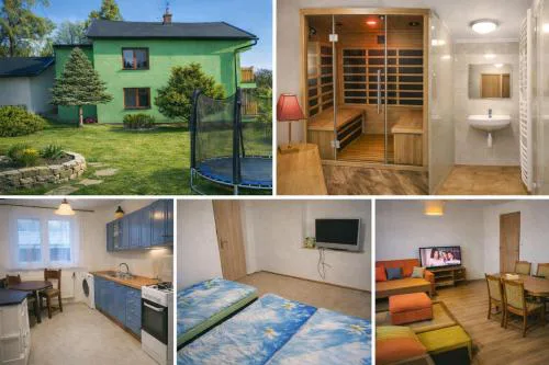 Přízemní útulný apartmán s vlastní saunou