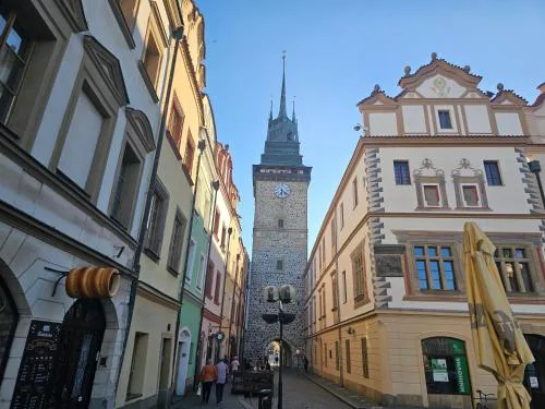 Spacious apartment near Zelená brána with a terrace