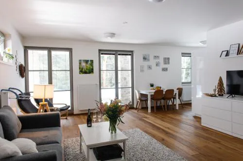 Apartmán s nádherným výhledem v centru Harrachova