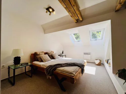 The Mountain Sky Apartment - prostorný loft 198 m2 s lesem za okny vhodný pro rodiny s dětmi, terasa, dětský koutek, parkování zdarma