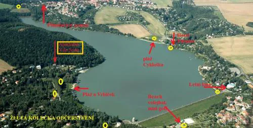 Apartmán ve vile Soňa pláž u Vrbiček