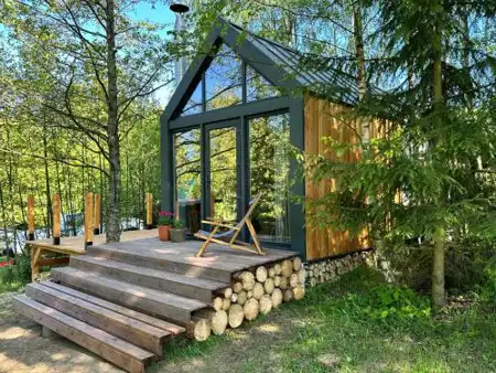 Zbrusu nový luxusní Tiny House kousek od Moravského krasu
