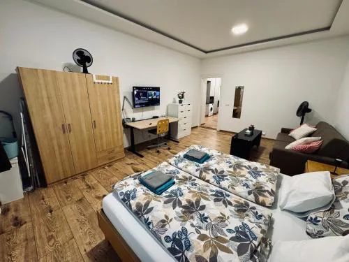 Apartment with Workspace and TV