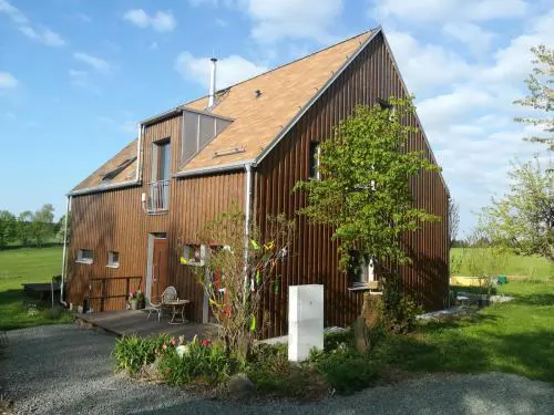 Studio in a wooden house