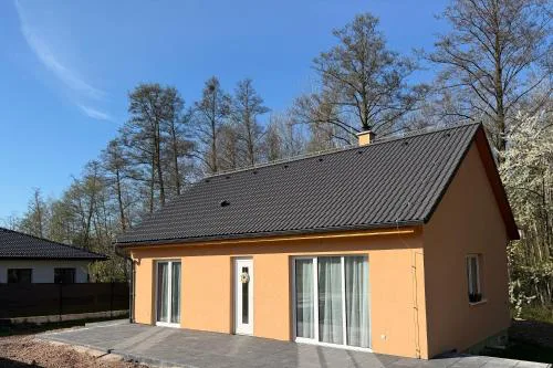 Dům s terasou a výhledem na hrad Potštejn