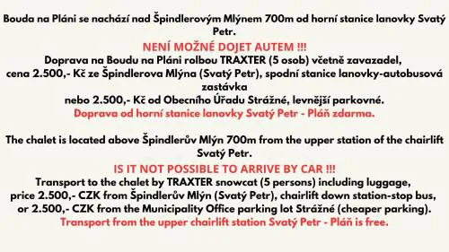 Bouda Na Pláni - horská bouda