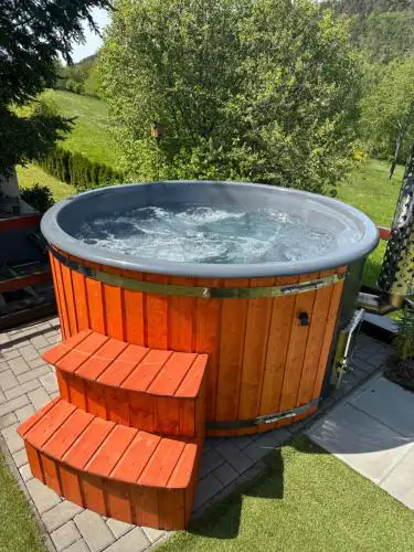 Orlická přehrada Wellness Chata Hřebeny