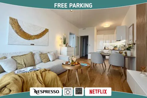 apartino - FREE parking, balcony, easy city access, metro station, nespresso, netflix