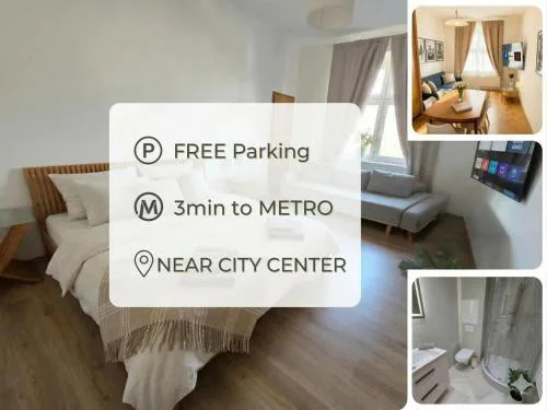 Apartment Paulie 3min to Metro Near O2 Arena and City Centre