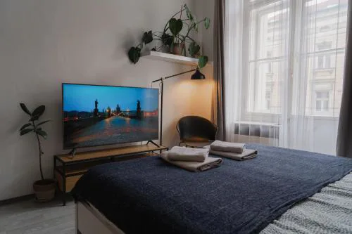 Cozy warm studio in Prague city center