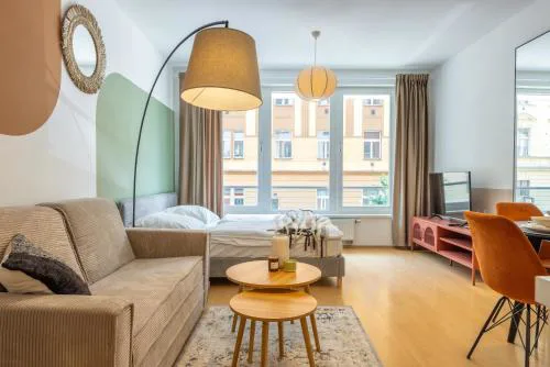 Designer Prague Studio in a Vibrant Neighborhood by EasyBNB Premium