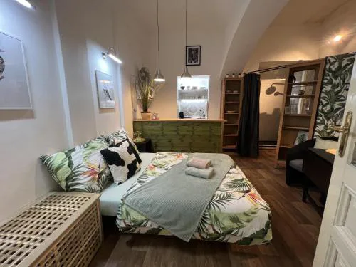 Fun Tiki Vibe Apartment / Charles Bridge / Netflix