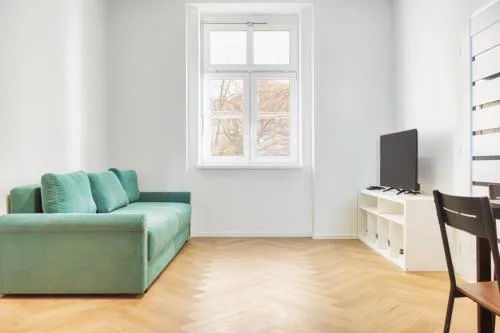 Modern City Apartment with Balcony by Rentez